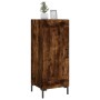 Aparador madera de ingeniería roble ahumado 34,5x34x90 cm by , Sideboards - Ref: Foro24-830449, Price: 65,88 €, Discount: %