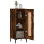 Aparador madera de ingeniería roble ahumado 34,5x34x90 cm by , Sideboards - Ref: Foro24-830449, Price: 65,88 €, Discount: %