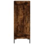 Aparador madera de ingeniería roble ahumado 34,5x34x90 cm by , Sideboards - Ref: Foro24-830449, Price: 65,88 €, Discount: %