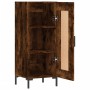Aparador madera de ingeniería roble ahumado 34,5x34x90 cm by , Sideboards - Ref: Foro24-830449, Price: 65,88 €, Discount: %