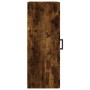 Armario de pared madera ingeniería roble ahumado 34,5x34x90 cm by , Sideboards - Ref: Foro24-830505, Price: 48,24 €, Discount: %
