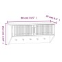 Armario pared ganchos madera contrachapada 80x24x35,5 cm von , Kleiderschränke - Ref: Foro24-352132, Preis: 69,99 €, Rabatt: %