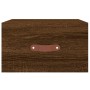 Mesitas de noche de pared 2 uds color roble marrón 35x35x20 cm by , Lockers and storage cabinets - Ref: Foro24-829787, Price:...
