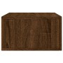 Mesitas de noche de pared 2 uds color roble marrón 35x35x20 cm by , Lockers and storage cabinets - Ref: Foro24-829787, Price:...