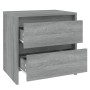 Mesita noche 2 uds madera ingeniería gris Sonoma 45x34,5x44,5cm von , Nachttische - Ref: Foro24-813041, Preis: 80,63 €, Rabat...