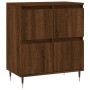 Aparador madera contrachapada marrón roble 60x35x70 cm by , Sideboards - Ref: Foro24-831211, Price: 76,54 €, Discount: %