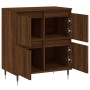 Aparador madera contrachapada marrón roble 60x35x70 cm by , Sideboards - Ref: Foro24-831211, Price: 76,54 €, Discount: %