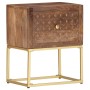 Mesita de noche de madera maciza de mango 40x30x50 cm by , Nightstands - Ref: Foro24-286554, Price: 130,44 €, Discount: %