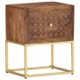 Mesita de noche de madera maciza de mango 40x30x50 cm by , Nightstands - Ref: Foro24-286554, Price: 130,44 €, Discount: %