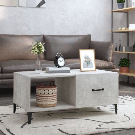 Mesa de centro madera contrachapada gris hormigón 90x50x40 cm by , Coffee table - Ref: Foro24-812667, Price: 62,98 €, Discoun...
