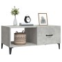 Mesa de centro madera contrachapada gris hormigón 90x50x40 cm by , Coffee table - Ref: Foro24-812667, Price: 62,98 €, Discoun...