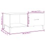 Mesa de centro madera contrachapada gris hormigón 90x50x40 cm by , Coffee table - Ref: Foro24-812667, Price: 62,98 €, Discoun...