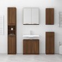 Armario baño madera contrachapada roble marrón 64,5x33,5x59 cm by , Lockers and storage cabinets - Ref: Foro24-817065, Price:...