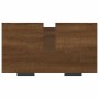 Armario baño madera contrachapada roble marrón 64,5x33,5x59 cm by , Lockers and storage cabinets - Ref: Foro24-817065, Price:...