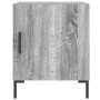 Mesita de noche madera de ingeniería gris Sonoma 40x40x50 cm by , Nightstands - Ref: Foro24-827576, Price: 34,88 €, Discount: %