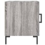 Mesita de noche madera de ingeniería gris Sonoma 40x40x50 cm by , Nightstands - Ref: Foro24-827576, Price: 34,88 €, Discount: %