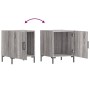 Mesita de noche madera de ingeniería gris Sonoma 40x40x50 cm by , Nightstands - Ref: Foro24-827576, Price: 34,88 €, Discount: %