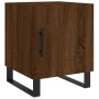 Mesita de noche madera de ingeniería marrón roble 40x40x50 cm by , Nightstands - Ref: Foro24-827626, Price: 32,80 €, Discount: %