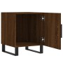 Mesita de noche madera de ingeniería marrón roble 40x40x50 cm by , Nightstands - Ref: Foro24-827626, Price: 32,80 €, Discount: %