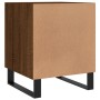 Mesita de noche madera de ingeniería marrón roble 40x40x50 cm by , Nightstands - Ref: Foro24-827626, Price: 32,80 €, Discount: %