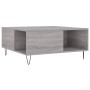 Mesa de centro madera contrachapada gris Sonoma 80x80x36,5 cm de , Mesas de centro - Ref: Foro24-830786, Precio: 60,26 €, Des...
