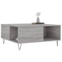 Mesa de centro madera contrachapada gris Sonoma 80x80x36,5 cm de , Mesas de centro - Ref: Foro24-830786, Precio: 60,26 €, Des...