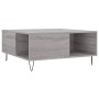 Mesa de centro madera contrachapada gris Sonoma 80x80x36,5 cm de , Mesas de centro - Ref: Foro24-830786, Precio: 60,26 €, Des...