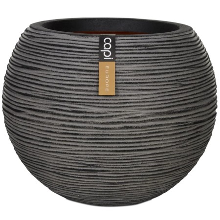 Capi Jarrón Nature Rib cónico gris antracita 62x48 cm KOFZ271 by , Pots and planters - Ref: Foro24-424222, Price: 201,39 €, D...