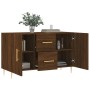 Aparador de madera de ingeniería roble marrón 100x36x60 cm von , Sideboards - Ref: Foro24-828163, Preis: 93,11 €, Rabatt: %