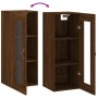 Armario de pared marrón roble 34,5x34x90 cm by , Sideboards - Ref: Foro24-828891, Price: 42,59 €, Discount: %