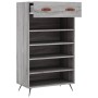 Zapatero madera de ingeniería gris Sonoma 60x35x105 cm von , Schränke und Lagerung - Ref: Foro24-829586, Preis: 75,14 €, Raba...