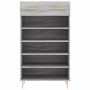 Zapatero madera de ingeniería gris Sonoma 60x35x105 cm by , Closets and storage - Ref: Foro24-829602, Price: 58,52 €, Discoun...