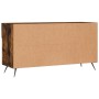 Banco zapatero madera de ingeniería roble ahumado 102x35x55 cm by , Shoe racks and shoe organizers - Ref: Foro24-829713, Pric...