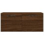 Armario de pared madera ingeniería marrón roble 80x36,5x35 cm by , Lockers and storage cabinets - Ref: Foro24-830075, Price: ...
