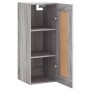 Armario de pared madera de ingeniería gris Sonoma 34,5x34x90 cm by , Sideboards - Ref: Foro24-830482, Price: 48,71 €, Discoun...