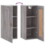 Armario de pared madera de ingeniería gris Sonoma 34,5x34x90 cm by , Sideboards - Ref: Foro24-830482, Price: 48,71 €, Discoun...