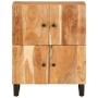 Aparador con 4 puertas madera maciza de acacia 60x33x75 cm by , Sideboards - Ref: Foro24-352918, Price: 145,38 €, Discount: %