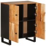 Aparador con 4 puertas madera maciza de acacia 60x33x75 cm by , Sideboards - Ref: Foro24-352918, Price: 145,38 €, Discount: %