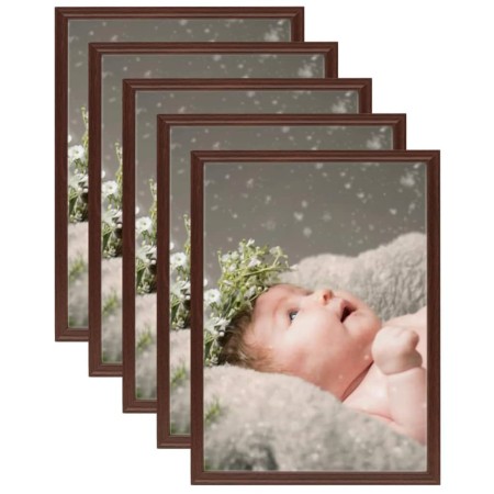 Marcos de fotos collage de mesa 5 uds rojo oscuro 13x18 cm by , Photo frames - Ref: Foro24-332662, Price: 14,34 €, Discount: %