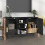 Aparador de madera contrachapada negro 107x38x60 cm by , Sideboards - Ref: Foro24-345679, Price: 108,23 €, Discount: %