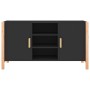 Aparador de madera contrachapada negro 107x38x60 cm by , Sideboards - Ref: Foro24-345679, Price: 108,23 €, Discount: %