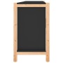Aparador de madera contrachapada negro 107x38x60 cm by , Sideboards - Ref: Foro24-345679, Price: 108,23 €, Discount: %