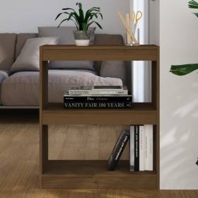 Estantería/divisor espacio madera pino marrón miel 60x30x71,5cm de , Librerías y estanterías - Ref: Foro24-808161, Precio: 55...