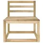 Gartenmöbel-Set 2-teilig grün imprägniertes Kiefernholz von vidaXL, Modulare Sofas für den Außenbereich - Ref: Foro24-315707,...
