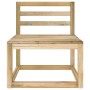 Gartenmöbel-Set 2-teilig grün imprägniertes Kiefernholz von vidaXL, Modulare Sofas für den Außenbereich - Ref: Foro24-315707,...
