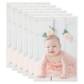 Marcos foto collage de pared/mesa 5 uds plateado MDF 59,4x84 cm de , Marcos para fotos - Ref: Foro24-332193, Precio: 85,39 €,...