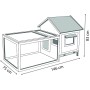 FLAMINGO Conejera Grace Cottage von , Käfige und Lebensräume für Kleintiere - Ref: Foro24-432028, Preis: 171,55 €, Rabatt: %