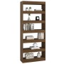 Estantería/divisor madera ingeniería marrón roble 80x30x198 cm by , Bookcases and shelves - Ref: Foro24-813628, Price: 99,61 ...