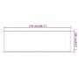 Toldo vertical tela oxford azul 100x270 cm de , Sombrillas - Ref: Foro24-148451, Precio: 16,81 €, Descuento: %
