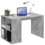 FMD Escritorio con estantes laterales color hormigón 117x73x75 cm by , Desks - Ref: Foro24-428731, Price: 167,92 €, Discount: %